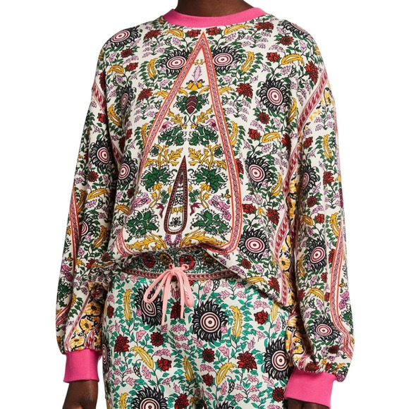 Alice + Olivia Tops - Alice + Olivia Floral Print Sweatshirt NWT